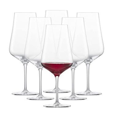 SCHOTT ZWIESEL Bordeaux Rotweinglas Fine (6er-Set), stilvolle Bordeauxgläser für Rotwein, spülmaschinenfeste Tritan-Kristallgläser, Made in Germany (Art.-Nr. 113767) im Sale